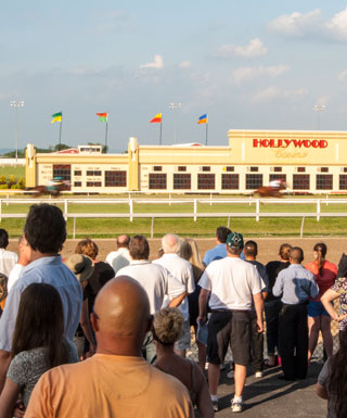 Horse racing at Penn National Race Course