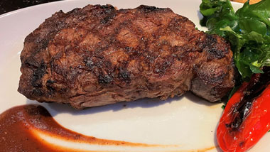 A high quality steak.