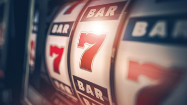slot reel closeup