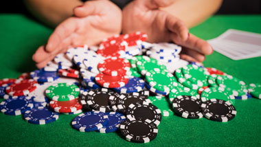 pile of poker chips